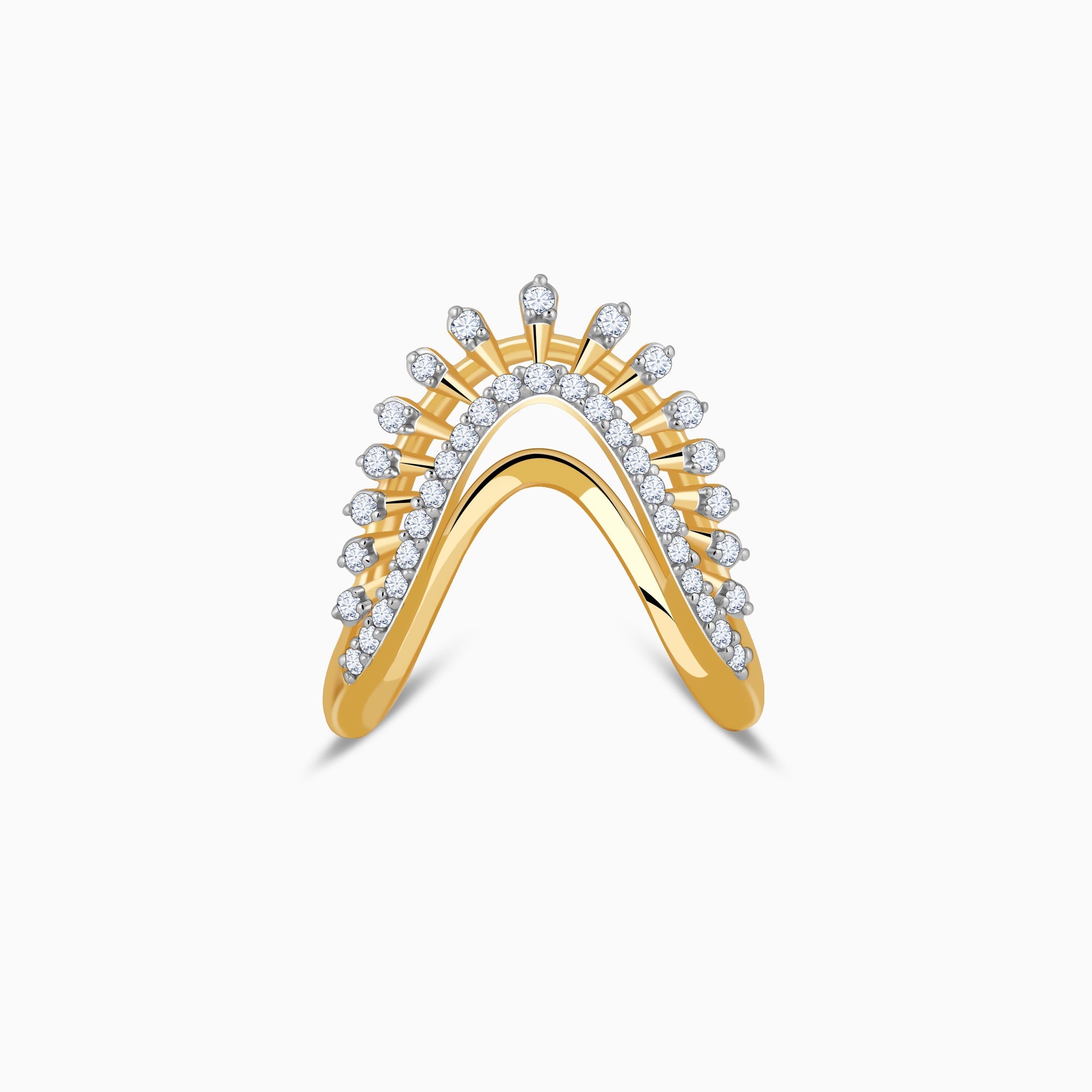 Gold Regal Vanki Lab Grown Diamond Ring