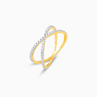Gold Entwined Journeys Diamond Ring