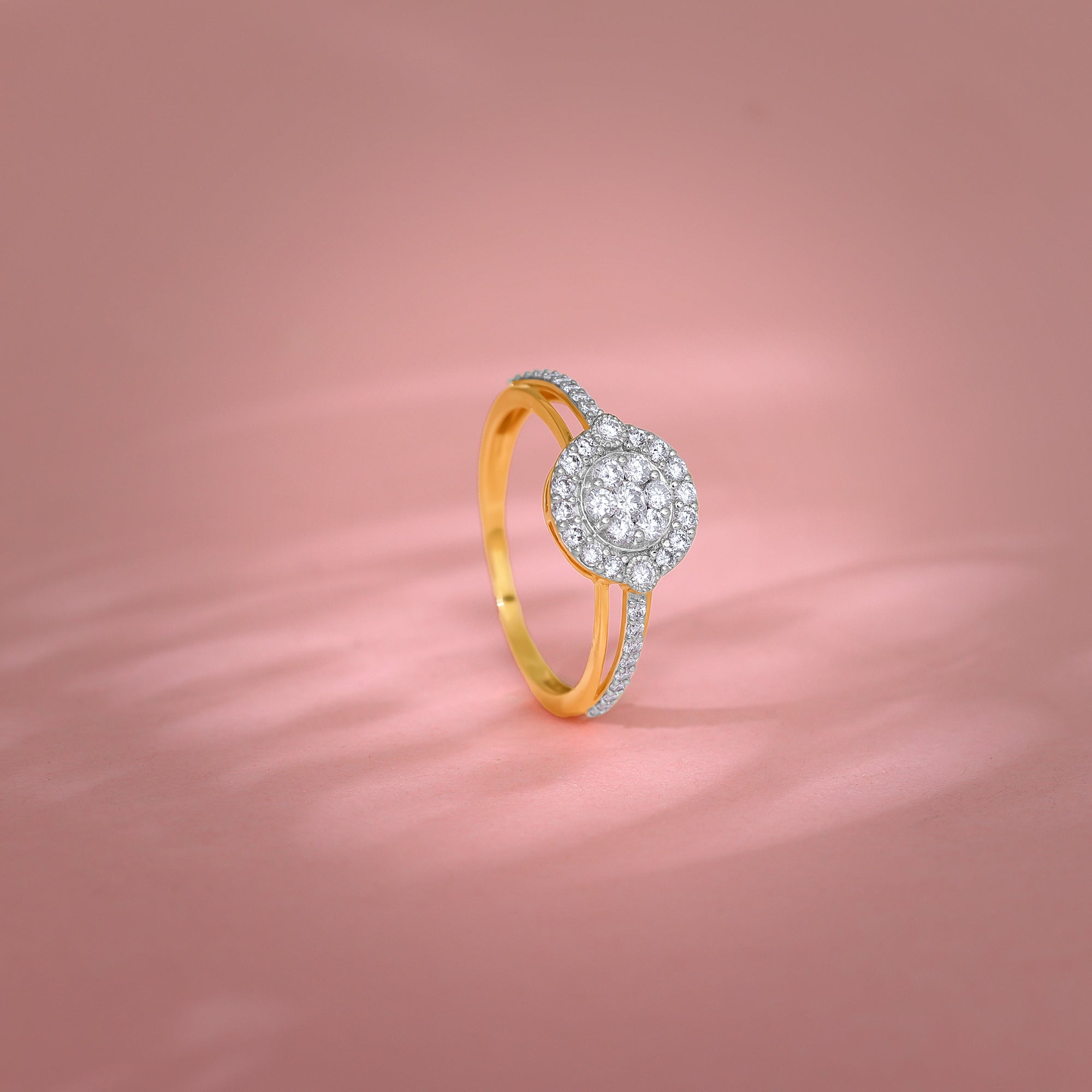 Gold Epireal Lab Grown Diamond Ring - view 2