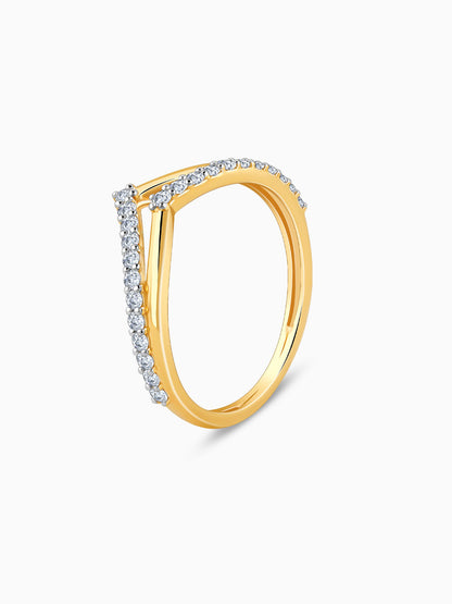 Gold Vividia Lab Grown Diamond Ring