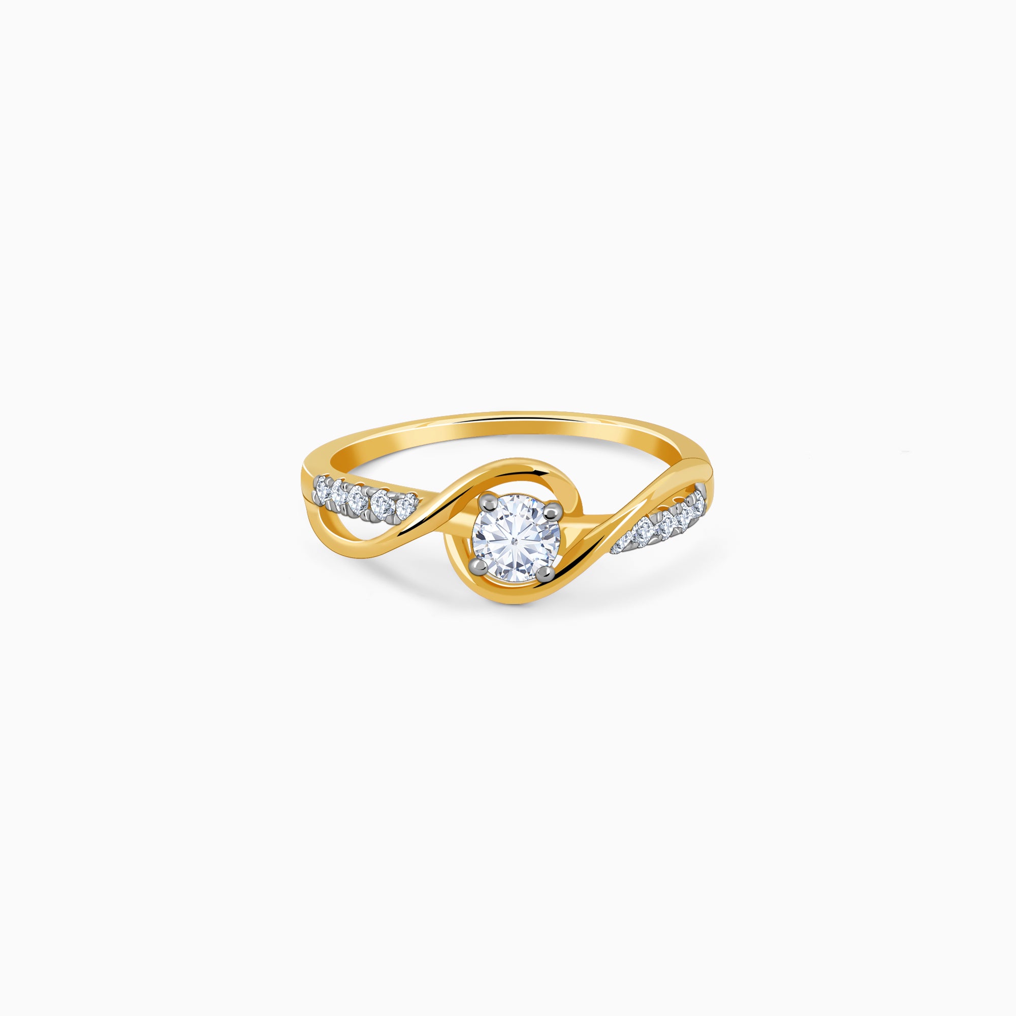 Gold Enchante Lab Grown Diamond Ring - Image 1