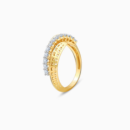 Gold Shimmering Moments Lab Grown Diamond Ring