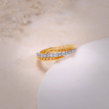 Gold Shimmering Moments Lab Grown Diamond Ring