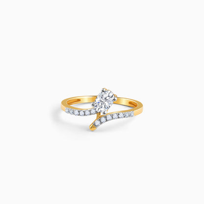 Gold Selene Lab Grown Diamond Solitaire Ring
