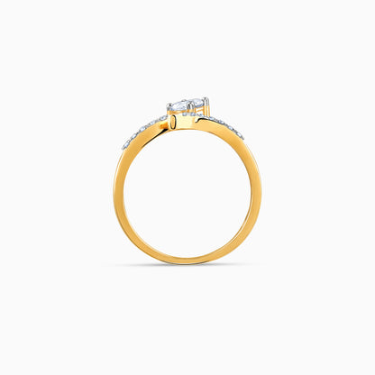 Gold Selene Lab Grown Diamond Solitaire Ring