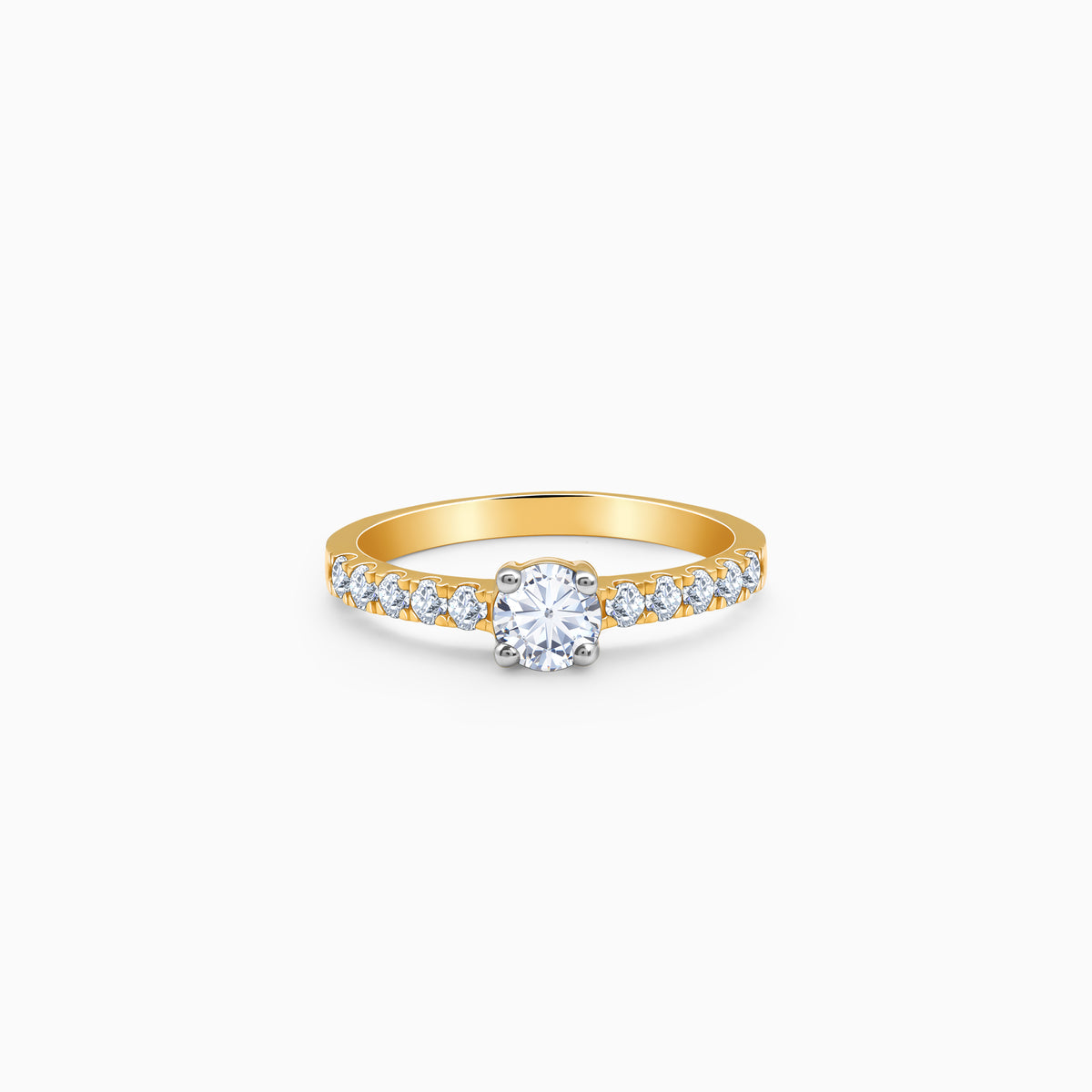 Gold Ceres Solitaire Lab Grown Diamond Ring
