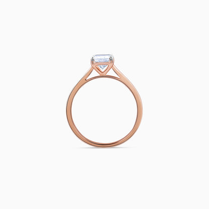 Anushka Sharma Rose Gold Forever Solitaire Lab Grown Diamond Ring