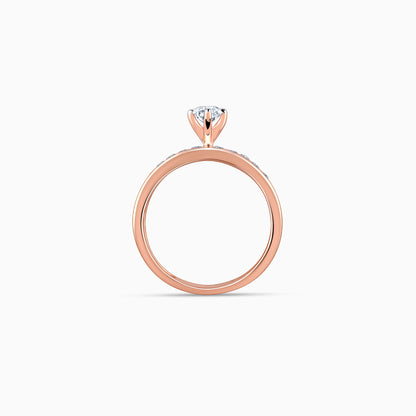 Rose Gold Smitten Solitaire Lab Grown Diamond Ring
