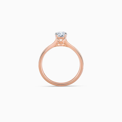 Anushka Sharma Rose Gold Joy Solitaire Lab Grown Diamond Ring