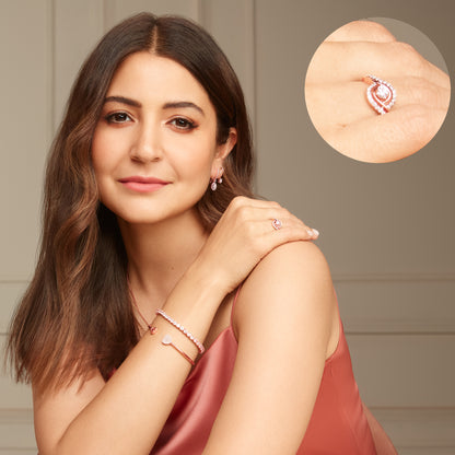 Rose Gold Rhea Solitaire Lab Grown Diamond Ring