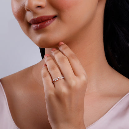 Rose Gold Mystical Celine Lab Grown Diamond Ring