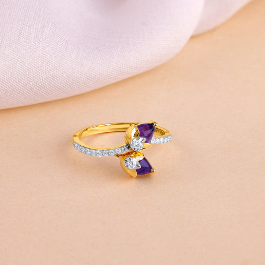 Gold Ravissante Lab Grown Diamond Ring