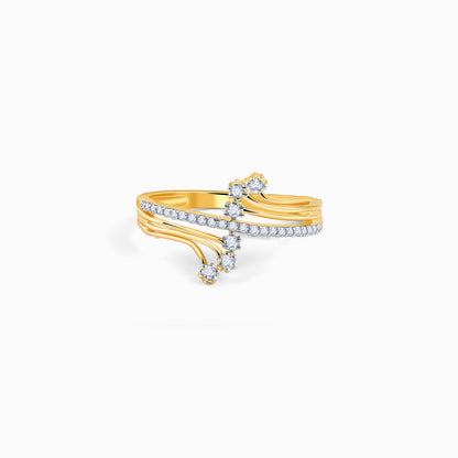 Gold Cocktail Lab Grown Diamond Ring