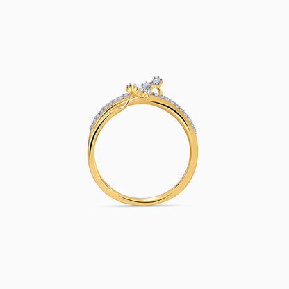 Gold Cocktail Lab Grown Diamond Ring