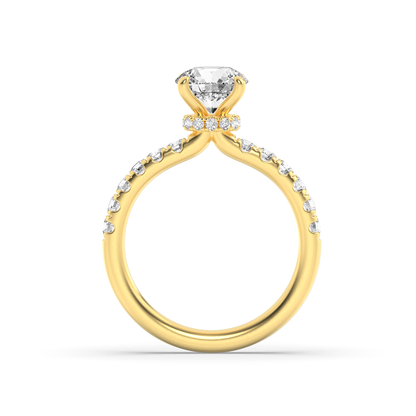 Gold Forever Round Cut Solitaire Diamond Ring