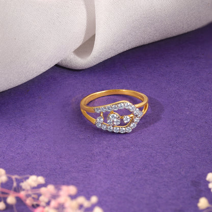 Gold Glorious Lab Grown Diamond Ring