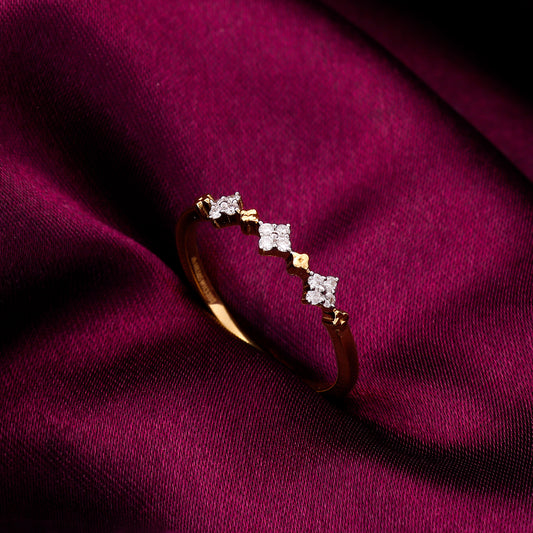 Gold Blushing Beauty Diamond Ring