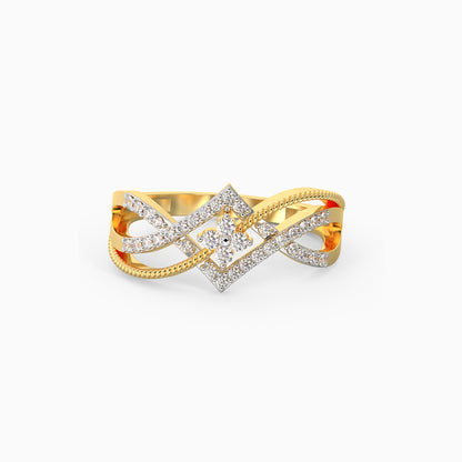 Gold Sparkling Rhapsody Diamond Ring