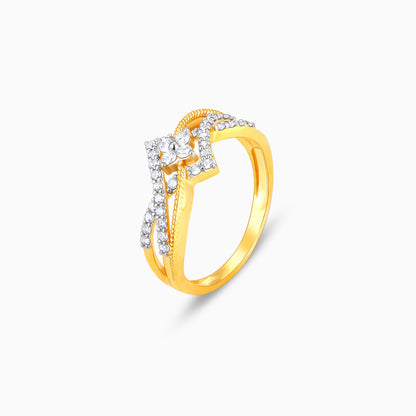Gold Sparkling Rhapsody Diamond Ring
