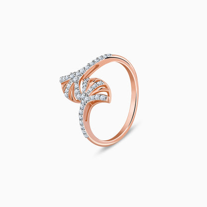 Rose Gold Divine Duet Lab Grown Diamond Ring