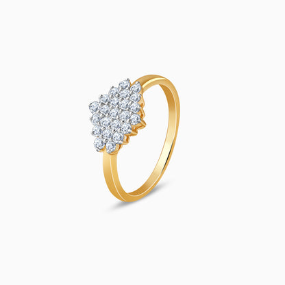 Gold Caprese Lab Grown Diamond Ring