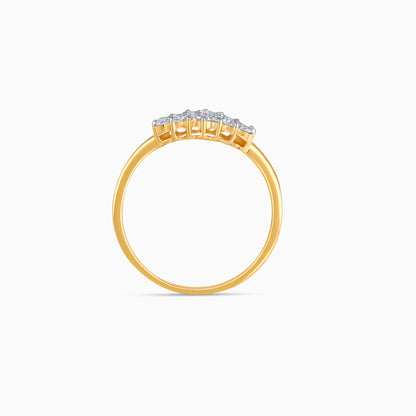 Gold Caprese Lab Grown Diamond Ring