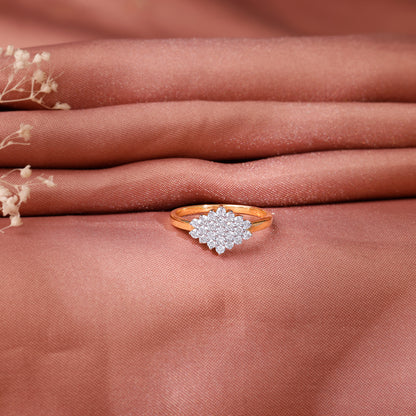 Gold Caprese Lab Grown Diamond Ring