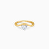 Gold Eternal Flame Solitaire Lab Grown Diamond Ring