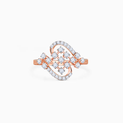 Rose Gold Heartfelt Spark Lab Grown Diamond Ring