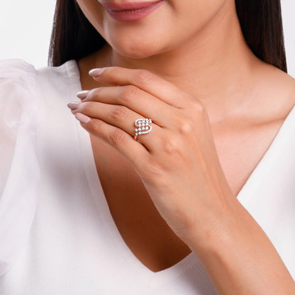 Rose Gold Heartfelt Spark Lab Grown Diamond Ring