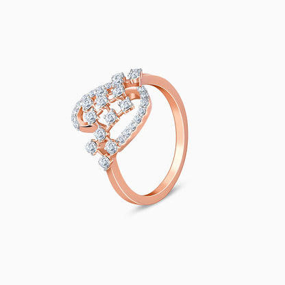 Rose Gold Heartfelt Spark Lab Grown Diamond Ring