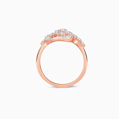 Rose Gold Heartfelt Spark Lab Grown Diamond Ring