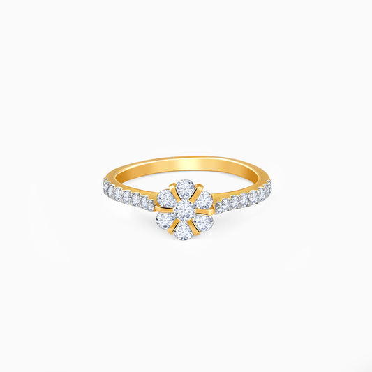 Gold Blossom Radiance Diamond Ring