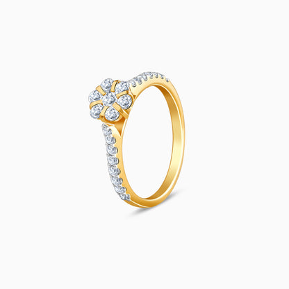 Gold Blossom Radiance Diamond Ring