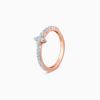 Rose Gold Axis Glow Lab Grown Diamond Ring