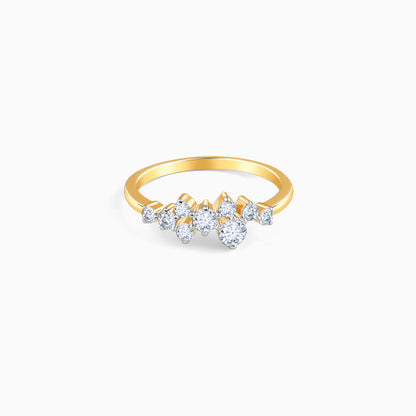 Gold Whispering Dew Lab Grown Diamond Ring