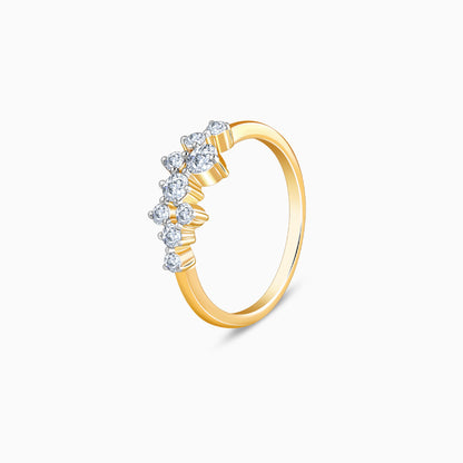 Gold Whispering Dew Lab Grown Diamond Ring