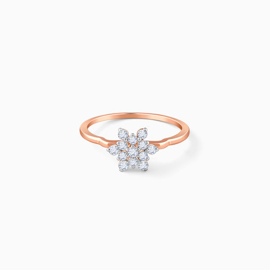 Rose Gold Bloom Lab Grown Diamond Ring