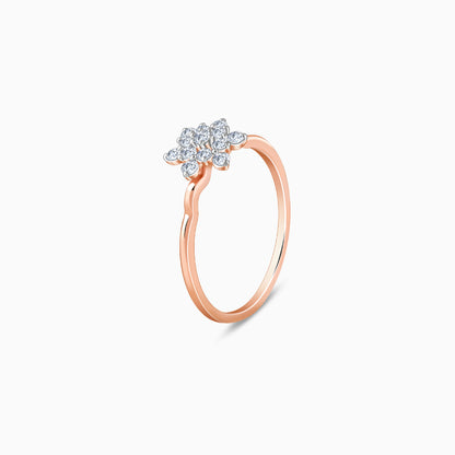 Rose Gold Bloom Lab Grown Diamond Ring