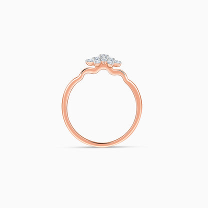 Rose Gold Bloom Lab Grown Diamond Ring