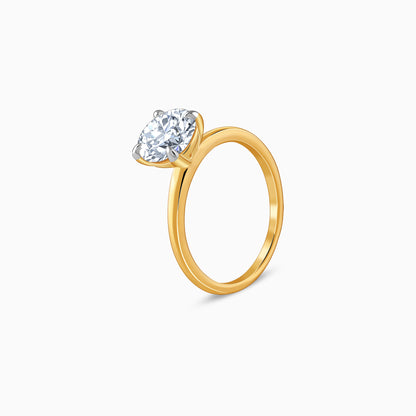 Gold Soul Solitaire Lab Grown Diamond Ring