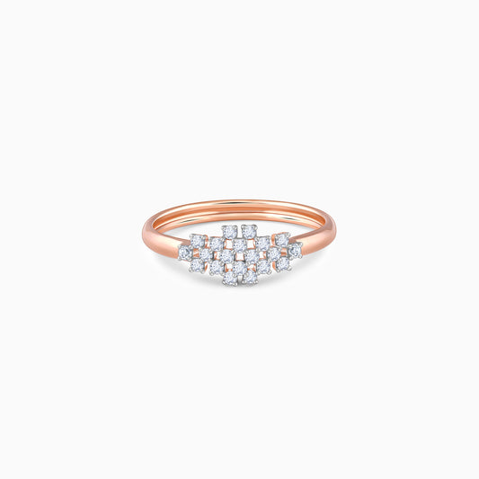 Rose Gold Stunning Lab Grown Diamond Ring