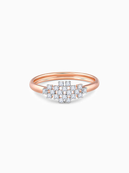 Rose Gold Stunning Lab Grown Diamond Ring