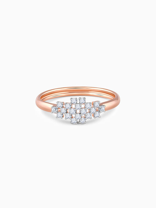 Rose Gold Stunning Lab Grown Diamond Ring