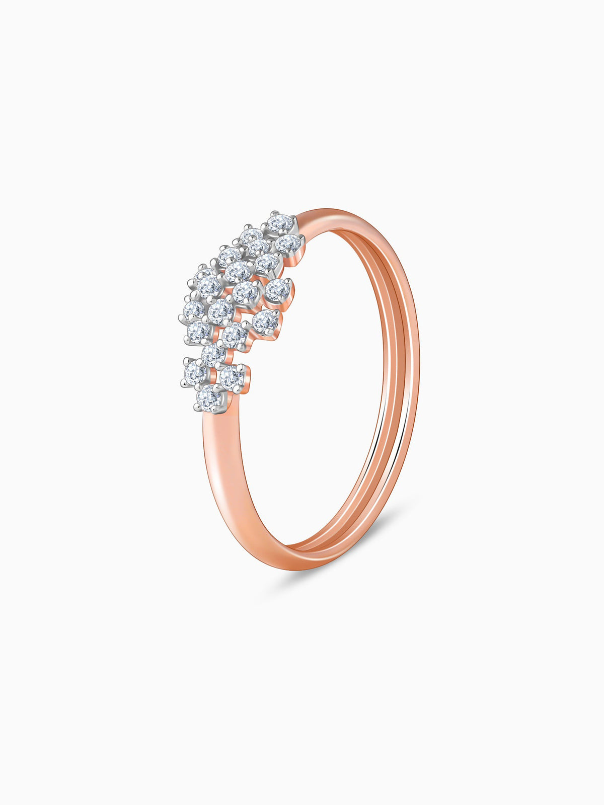 Rose Gold Stunning Lab Grown Diamond Ring