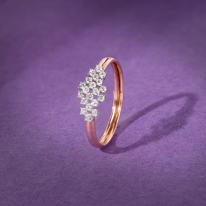 Rose Gold Stunning Lab Grown Diamond Ring