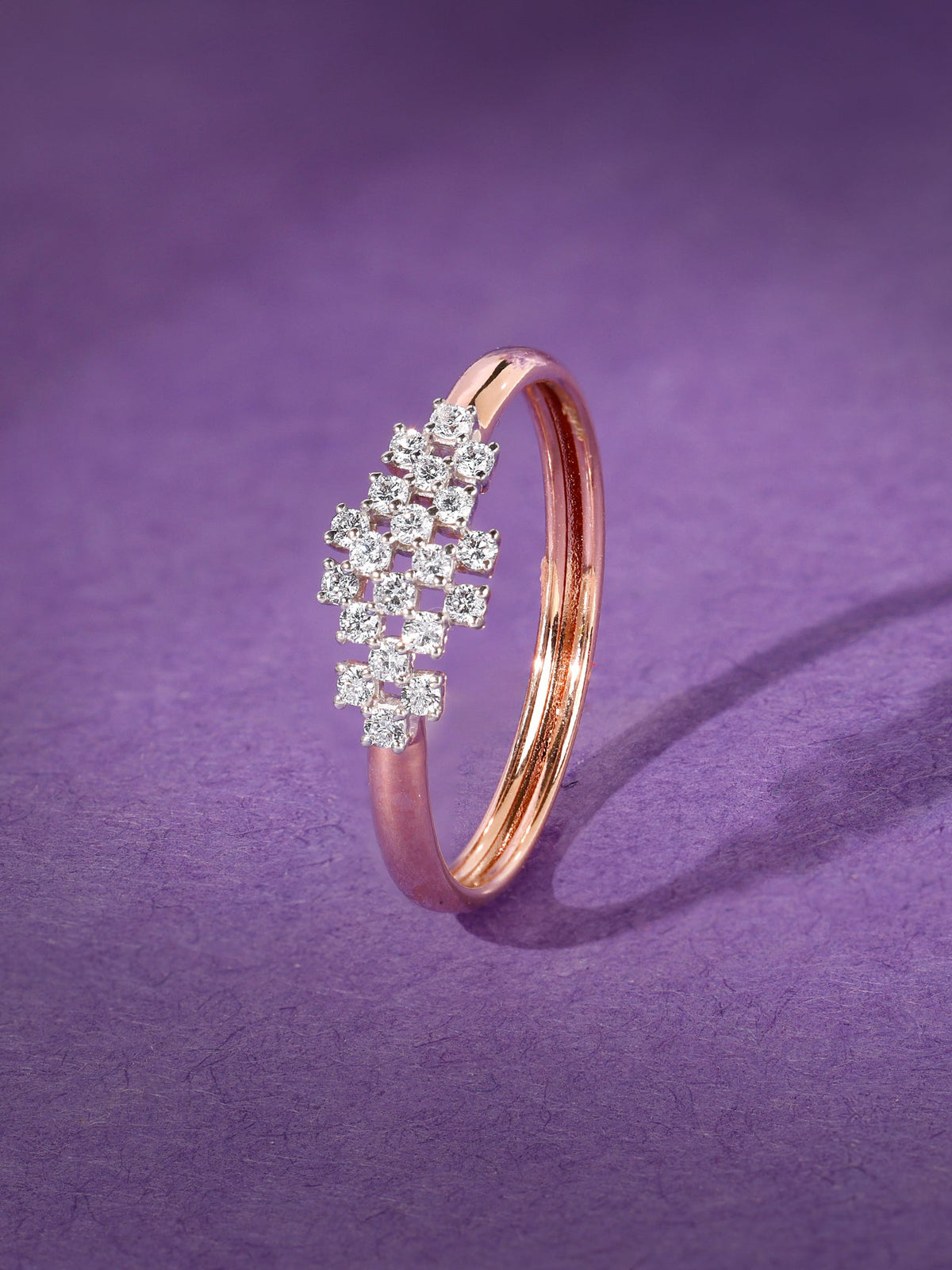Rose Gold Stunning Lab Grown Diamond Ring