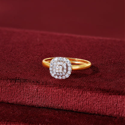 Gold Glam Lab Grown Diamond Ring