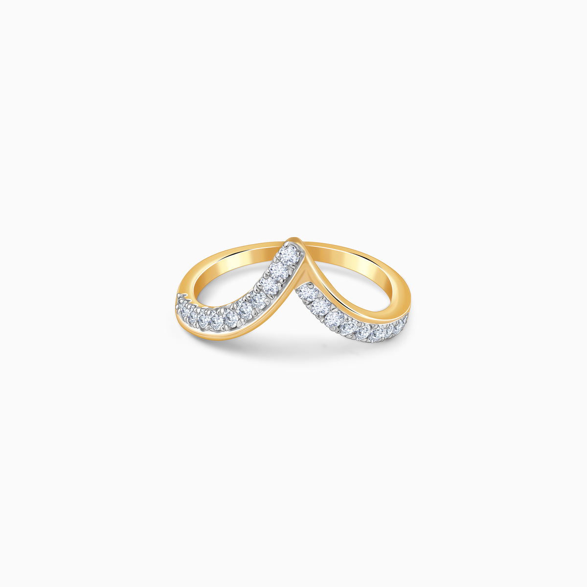 Gold Avira Lab Grown Diamond Ring