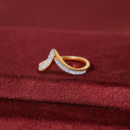 Gold Avira Lab Grown Diamond Ring